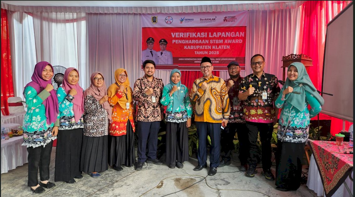 Verifikasi Lapangan STBM Award 2025 Kabupaten Klaten 
