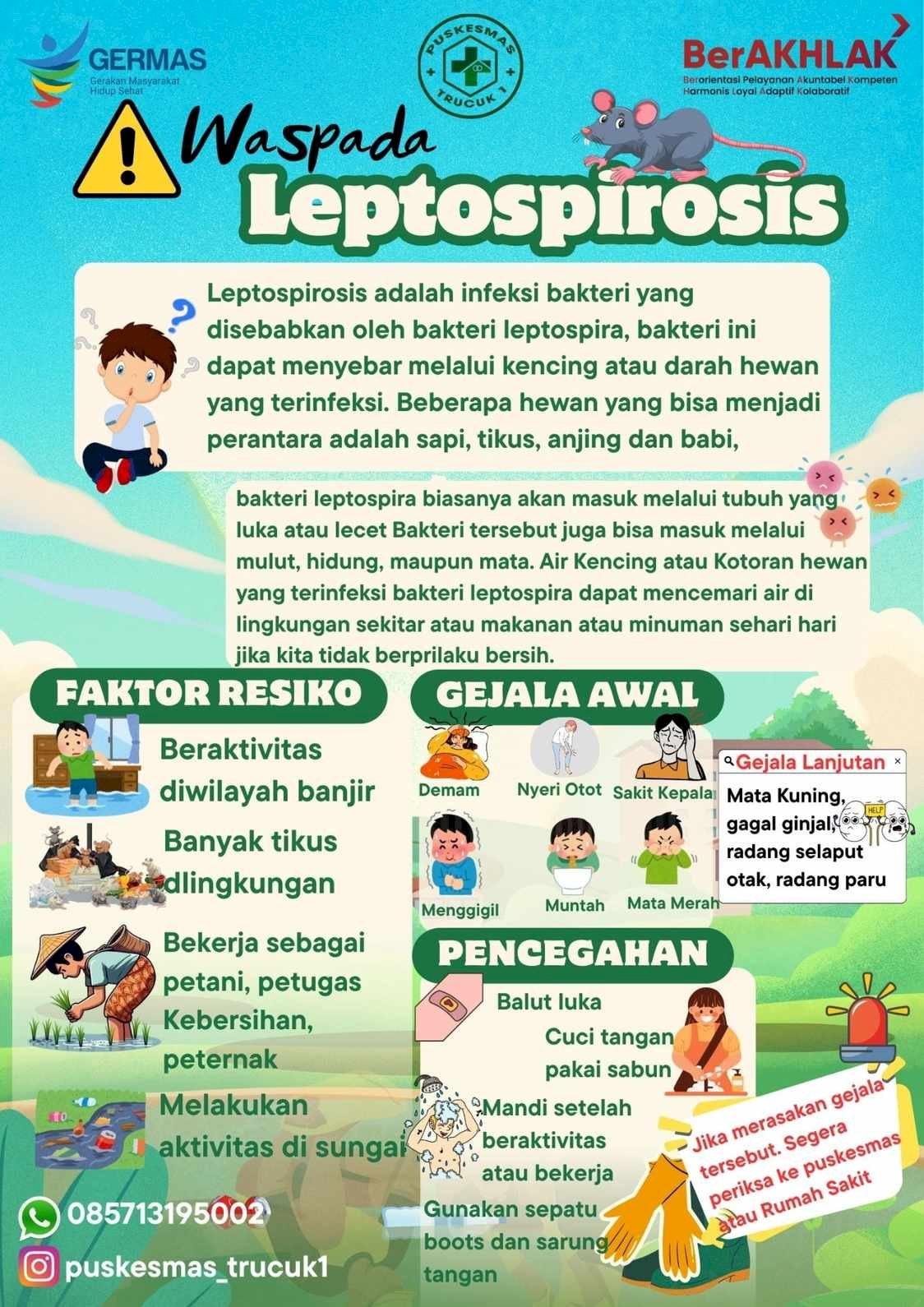 Mengenal Gejala dan Pencegahan Leptospirosis